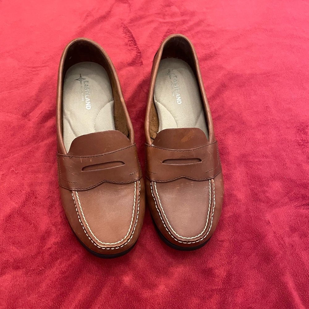 Eastland Brown Leather Loafers